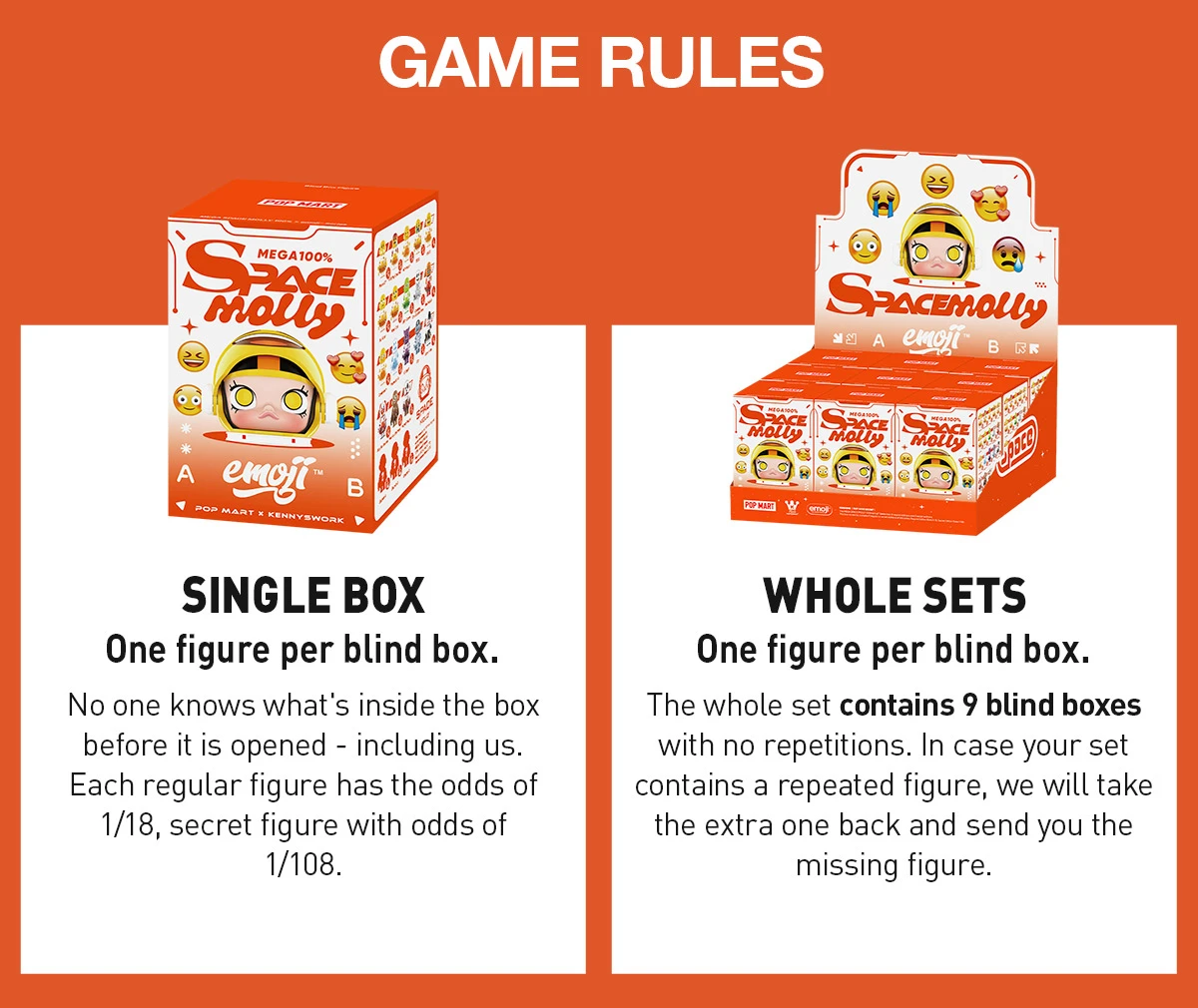 MEGA SPACE MOLLY 100% × Emoji™ Series 18 MEGA SPACE MOLLY 100% × Emoji™ Series - Image 18