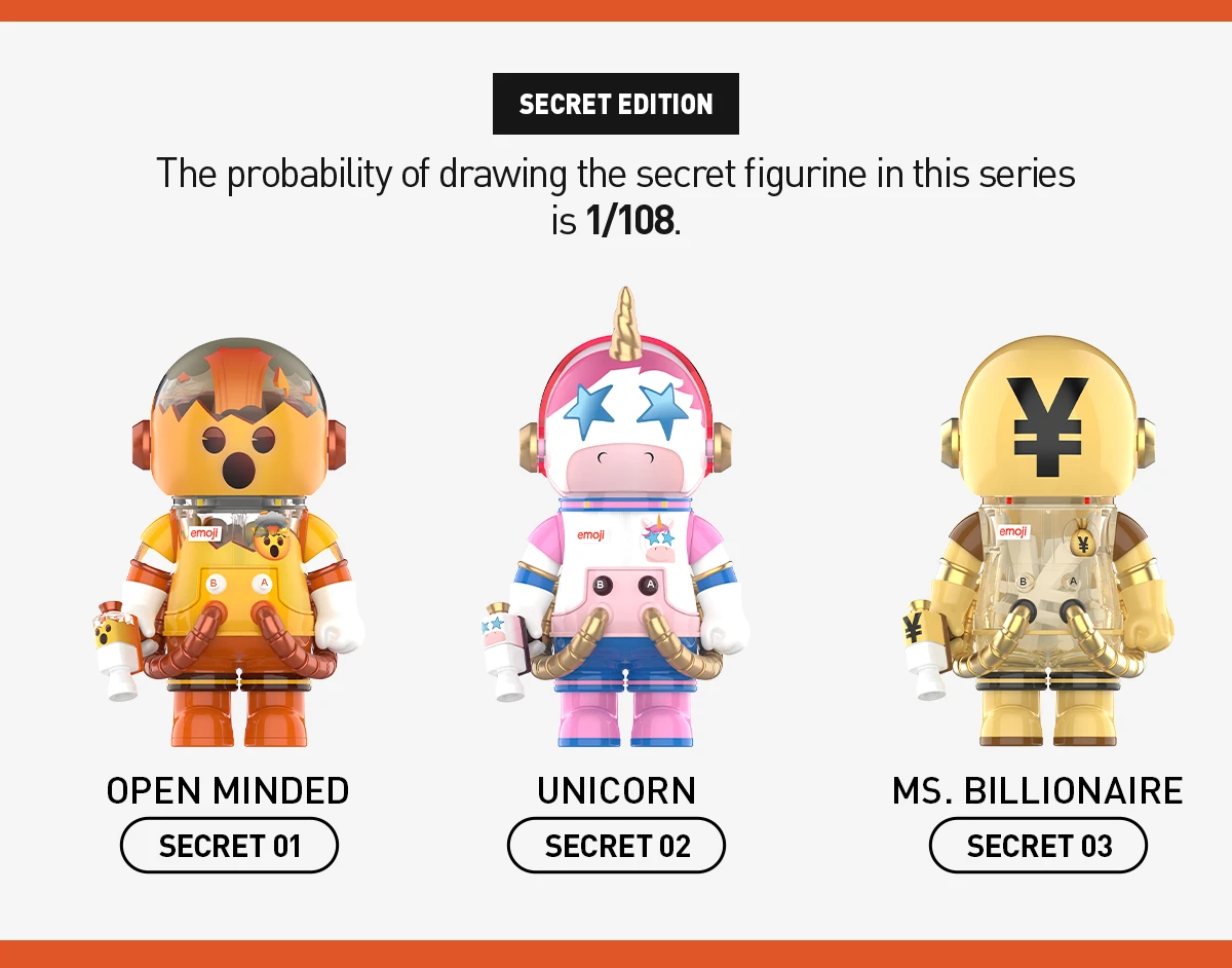 MEGA SPACE MOLLY 100% × Emoji™ Series 16 MEGA SPACE MOLLY 100% × Emoji™ Series - Image 16