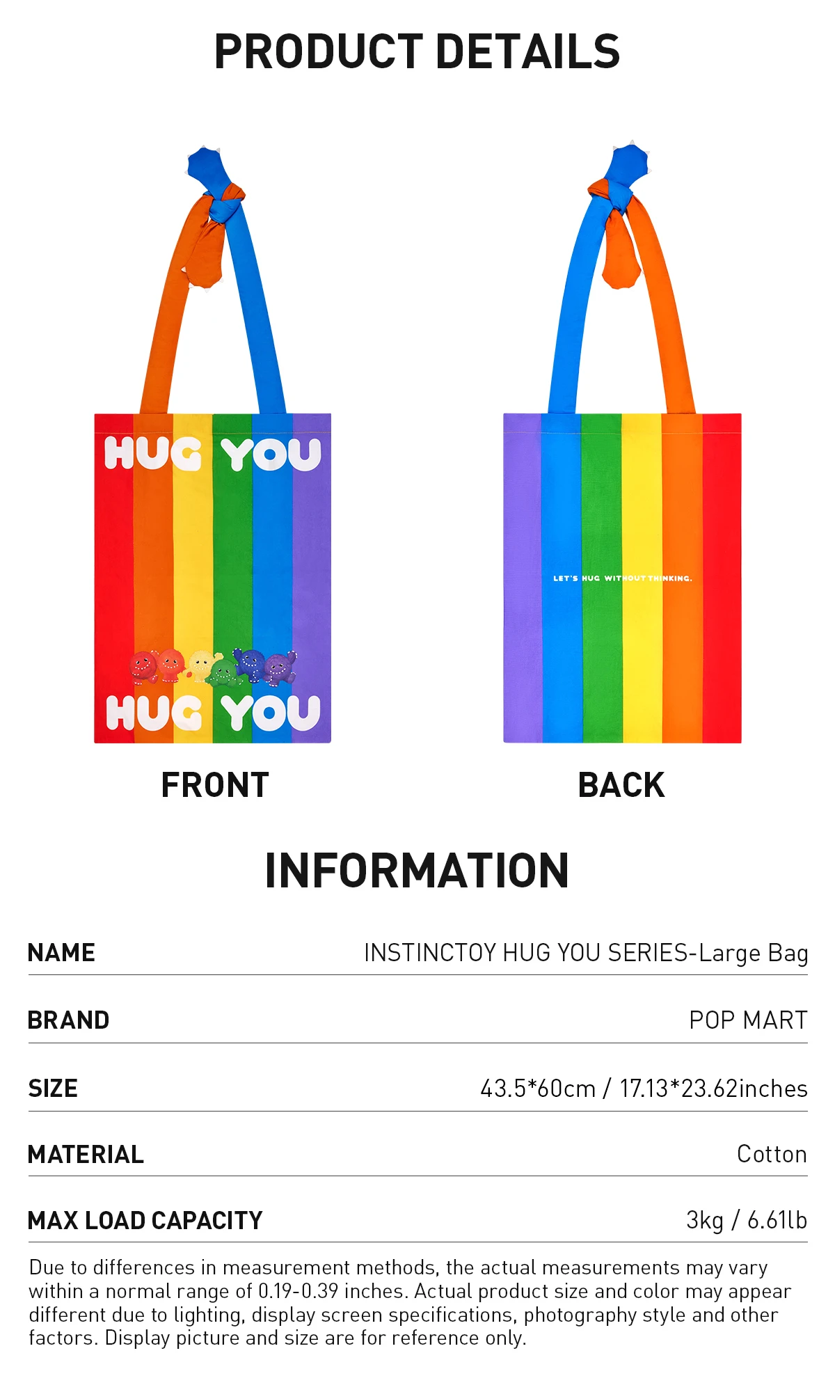 INSTINCTOY HUG YOU SERIES-Large Bag 7 INSTINCTOY HUG YOU SERIES-Large Bag - Image 7