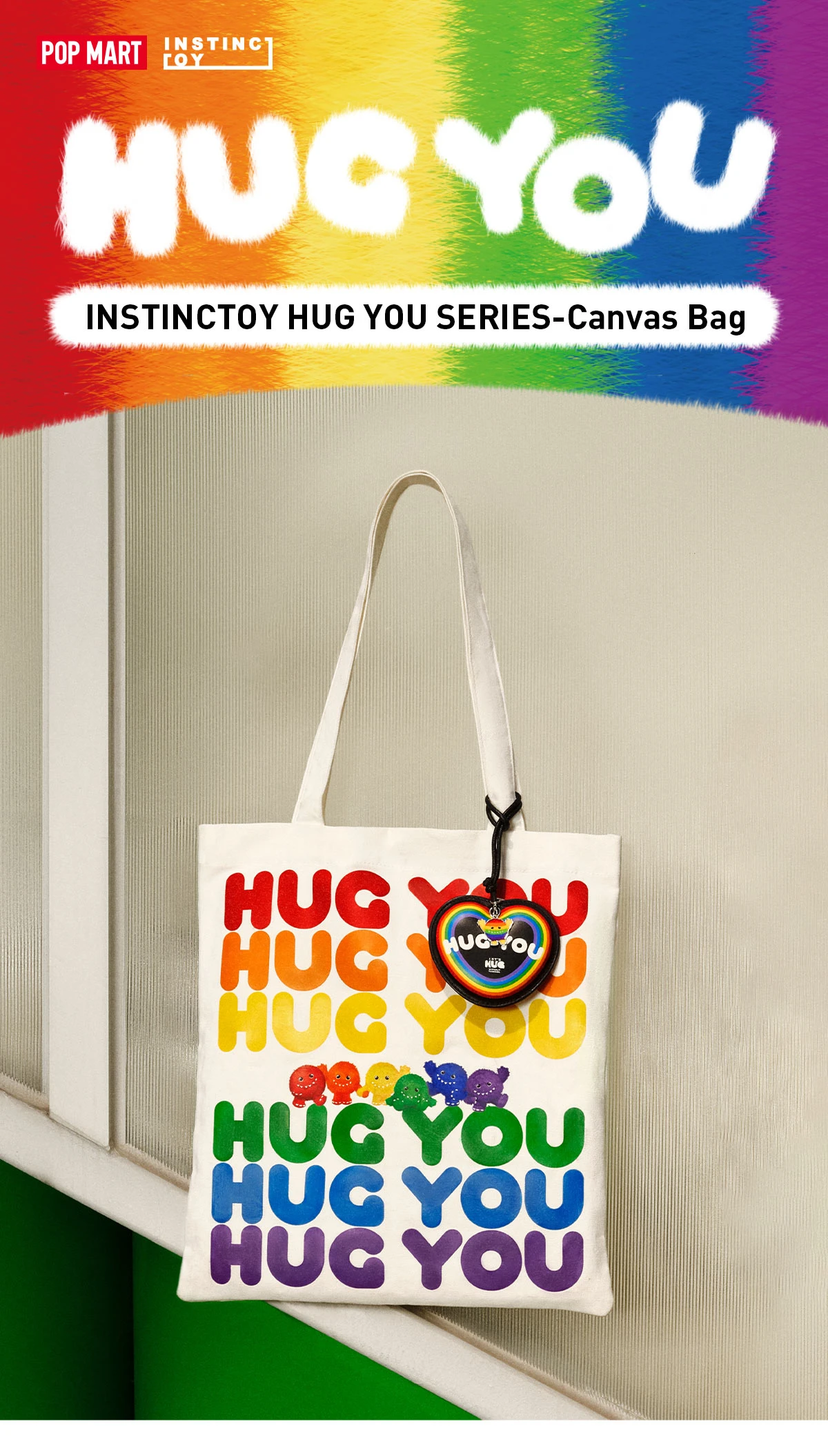 INSTINCTOY HUG YOU SERIES-Canvas Bag 6 INSTINCTOY HUG YOU SERIES-Canvas Bag - Image 6