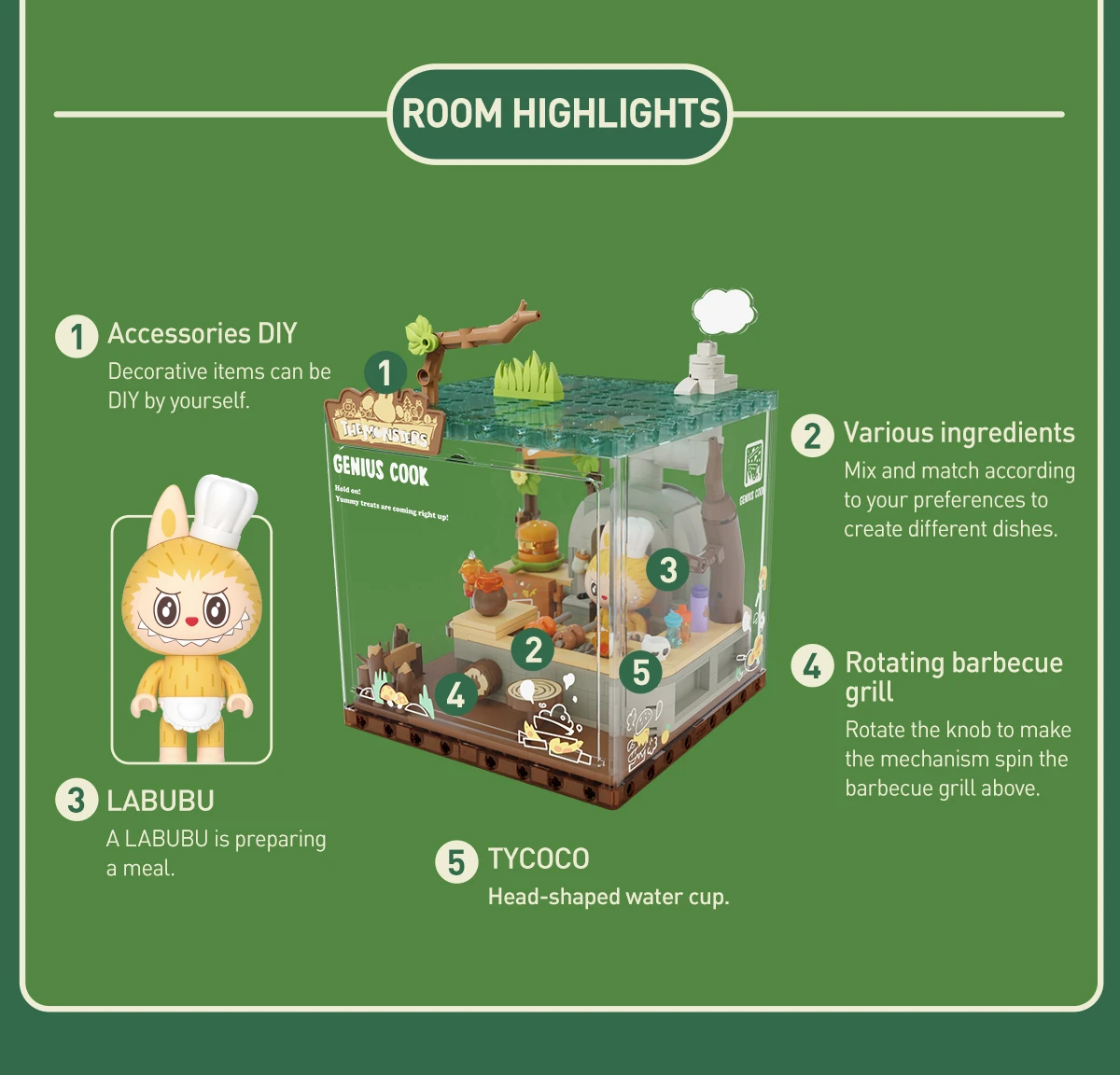 THE MONSTERS Forest Secret Base Series Blocks Part 2 19 THE MONSTERS Forest Secret Base Series Blocks Part 2 - Image 19