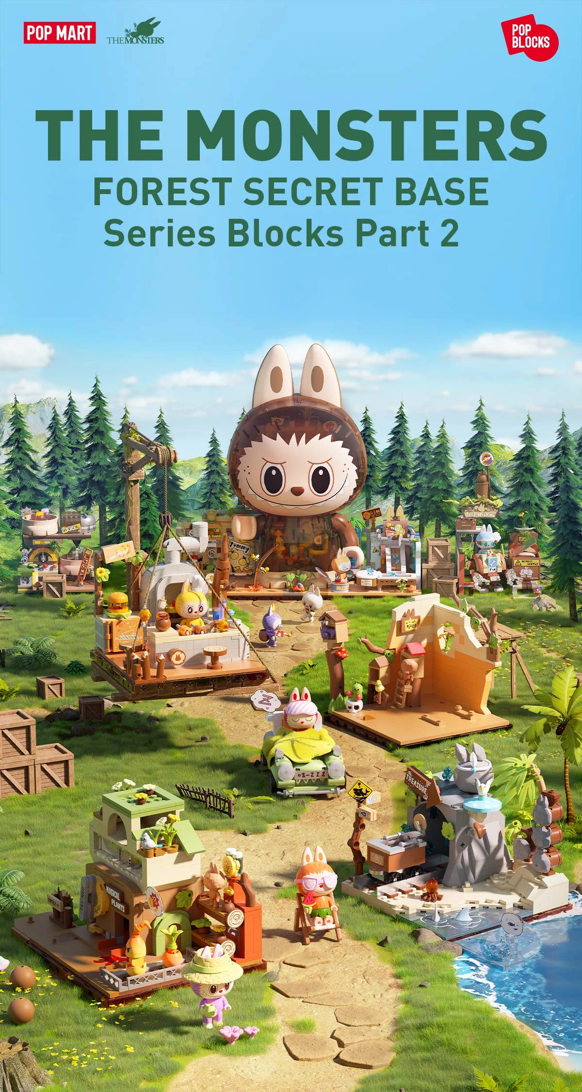 THE MONSTERS Forest Secret Base Series Blocks Part 2 11 THE MONSTERS Forest Secret Base Series Blocks Part 2 - Image 11