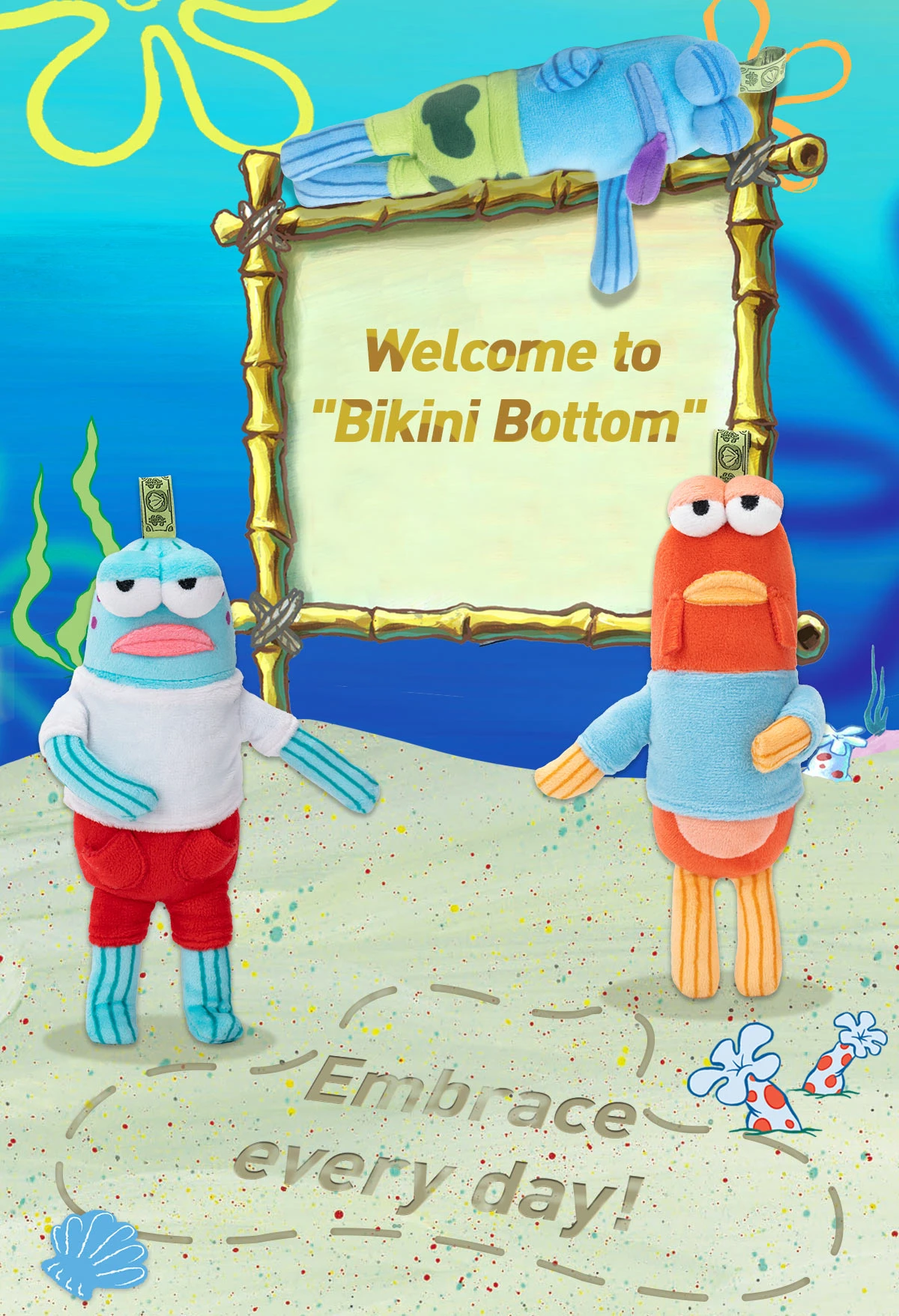 Bikini Bottom Buddies - Whimsical Plush 11 Bikini Bottom Buddies - Whimsical Plush - Image 11