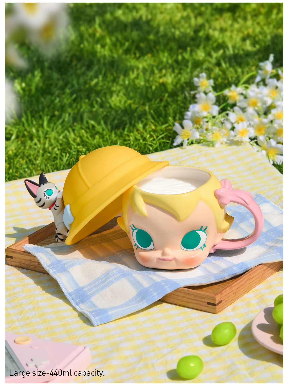 Baby Molly & Baby Tabby Series-Big Head Ceramic Cup 8 Baby Molly & Baby Tabby Series-Big Head Ceramic Cup - Image 8