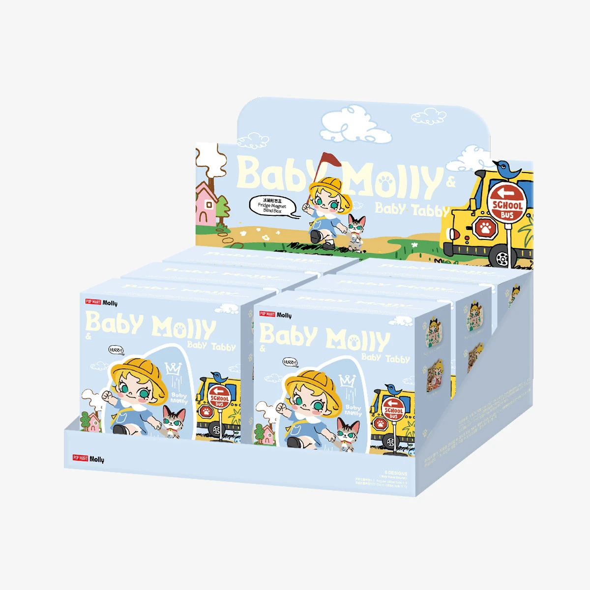 Baby Molly & Baby Tabby Series-Fridge Magnet Blind Box 7 Baby Molly & Baby Tabby Series-Fridge Magnet Blind Box - Image 7