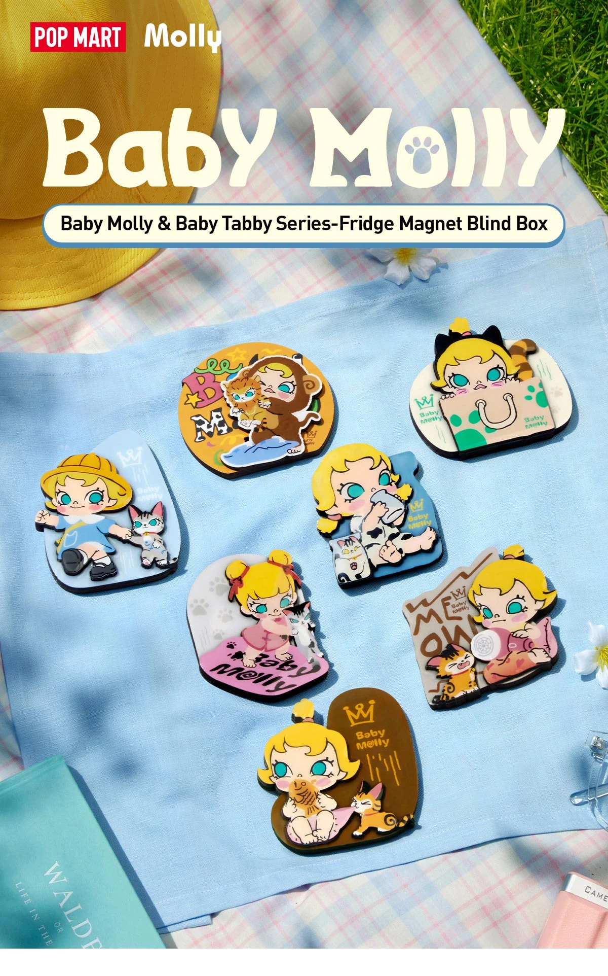 Baby Molly & Baby Tabby Series-Fridge Magnet Blind Box 8 Baby Molly & Baby Tabby Series-Fridge Magnet Blind Box - Image 8
