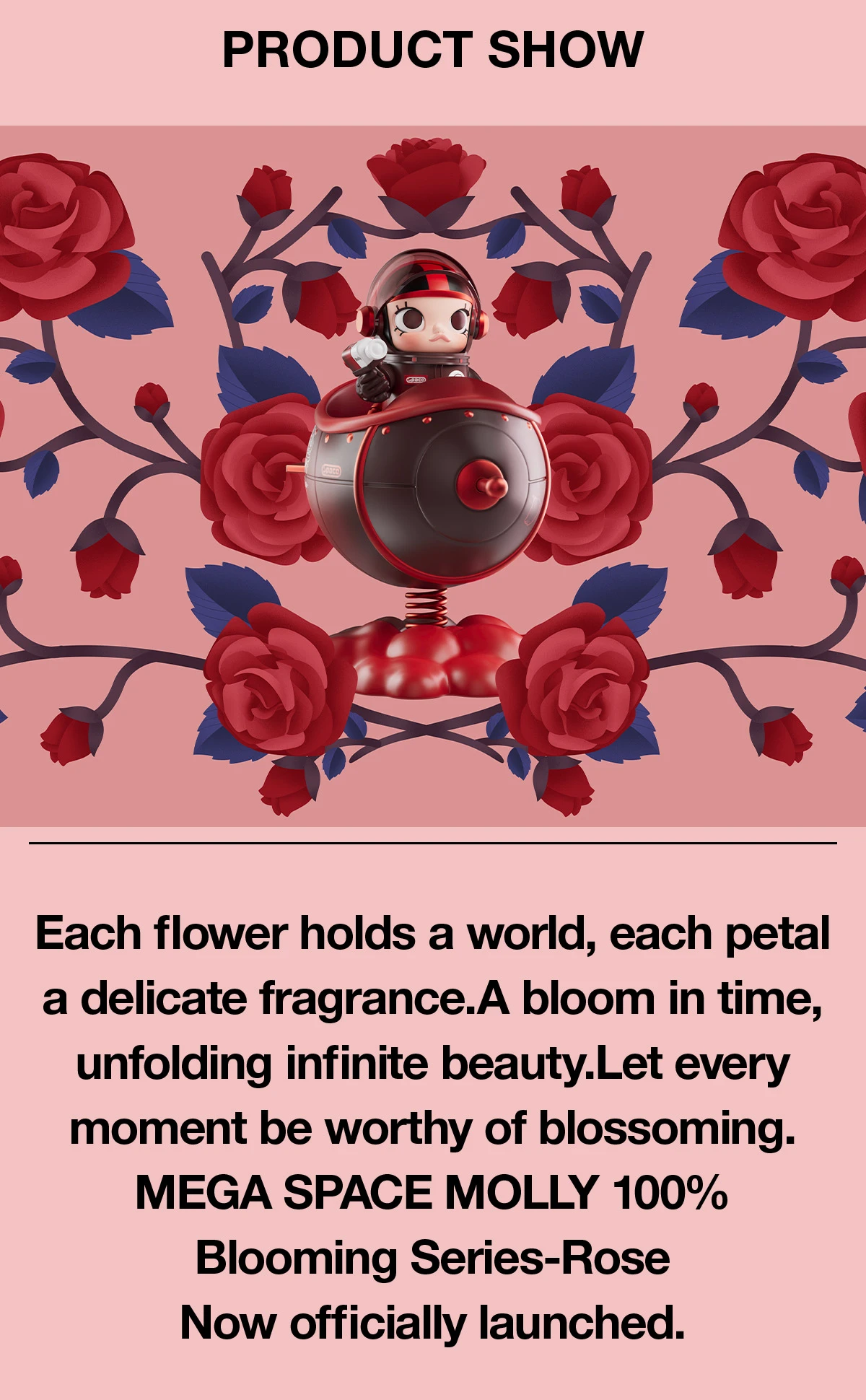 MEGA SPACE MOLLY 100% Blooming Series-Rose 9 MEGA SPACE MOLLY 100% Blooming Series-Rose - Image 9