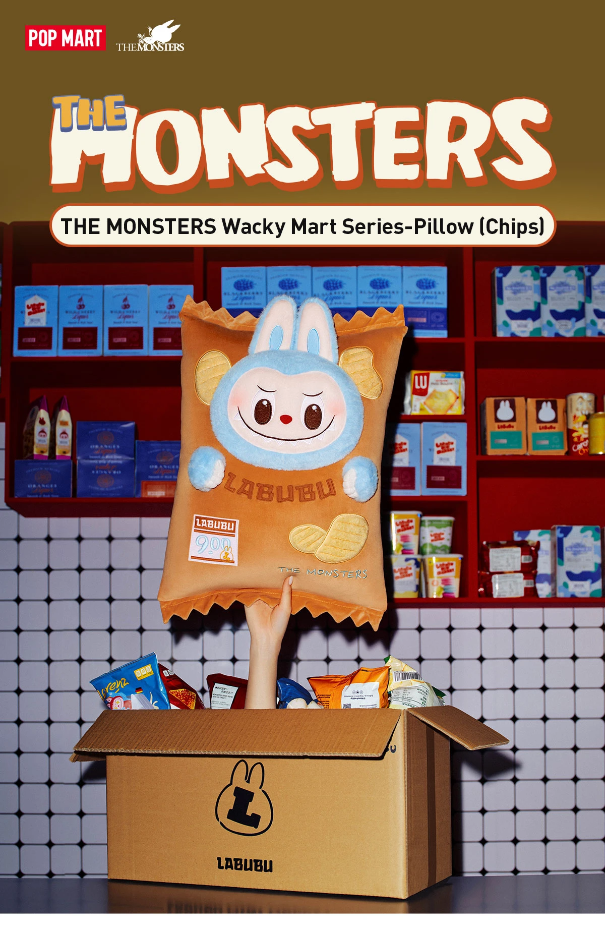 THE MONSTERS Wacky Mart Series-Pillow (Chips) 6 THE MONSTERS Wacky Mart Series-Pillow (Chips) - Image 6