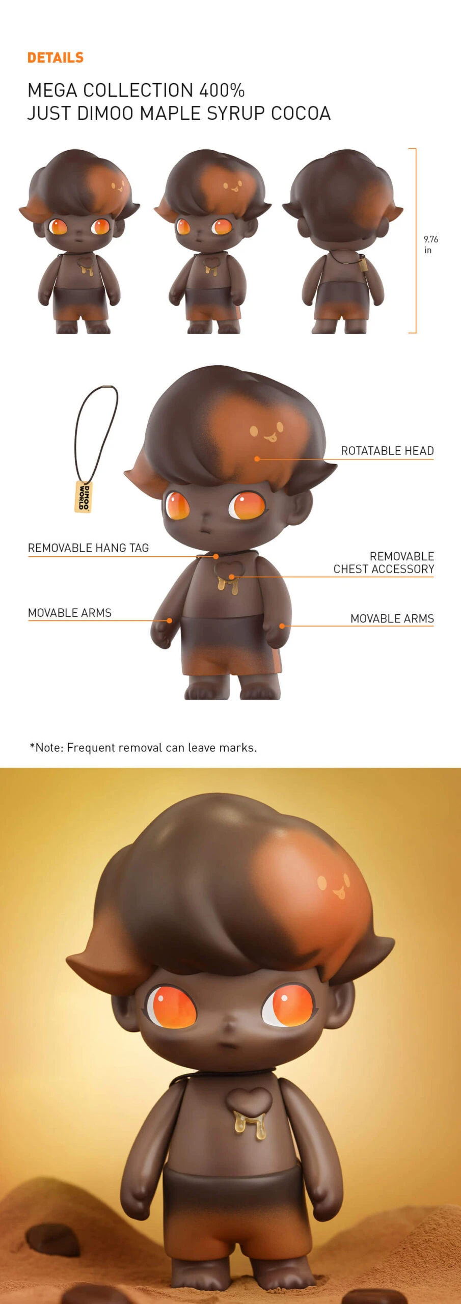 MEGA Collection 400% JUST DIMOO Maple Syrup Cocoa 8 MEGA Collection 400% JUST DIMOO Maple Syrup Cocoa - Image 8