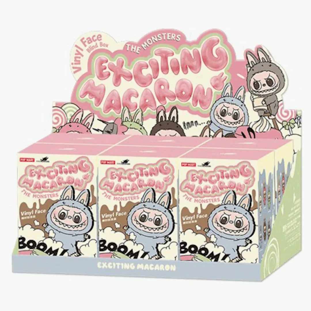 Pop Mart Labubu The Monsters Tasty Macarons Vinyl Face Blind Box (1 Piece) 1 Pop Mart Labubu The Monsters Tasty Macarons Vinyl Face Blind Box (1 Piece)