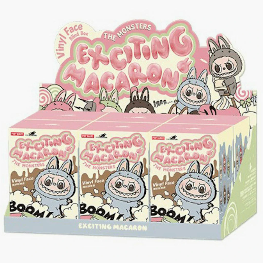 Pop Mart Labubu The Monsters Tasty Macarons Vinyl Face Mystery Box / 1 Pack 1 Pop Mart Labubu The Monsters Tasty Macarons Vinyl Face Mystery Box / 1 Pack