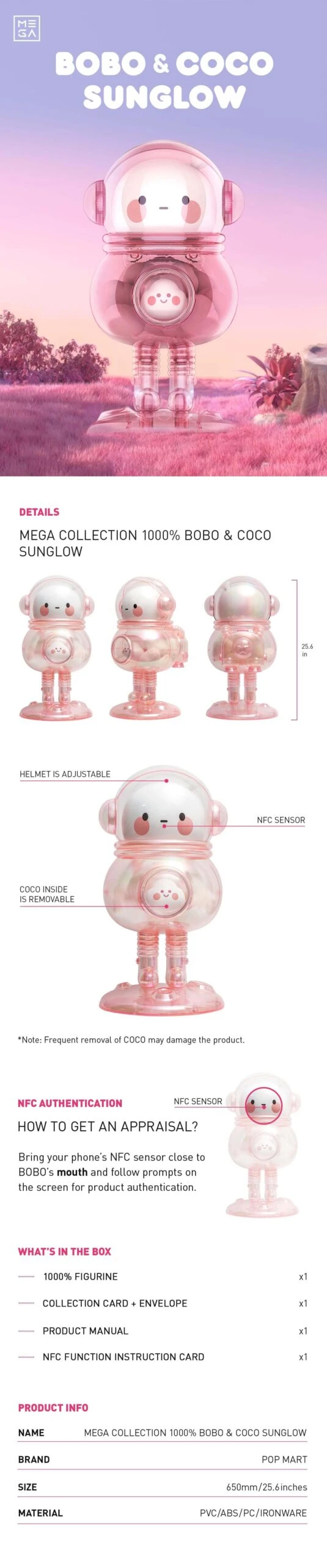 MEGA COLLECTION 1000% BOBO & COCO Sunglow 5 MEGA COLLECTION 1000% BOBO & COCO Sunglow - Image 5