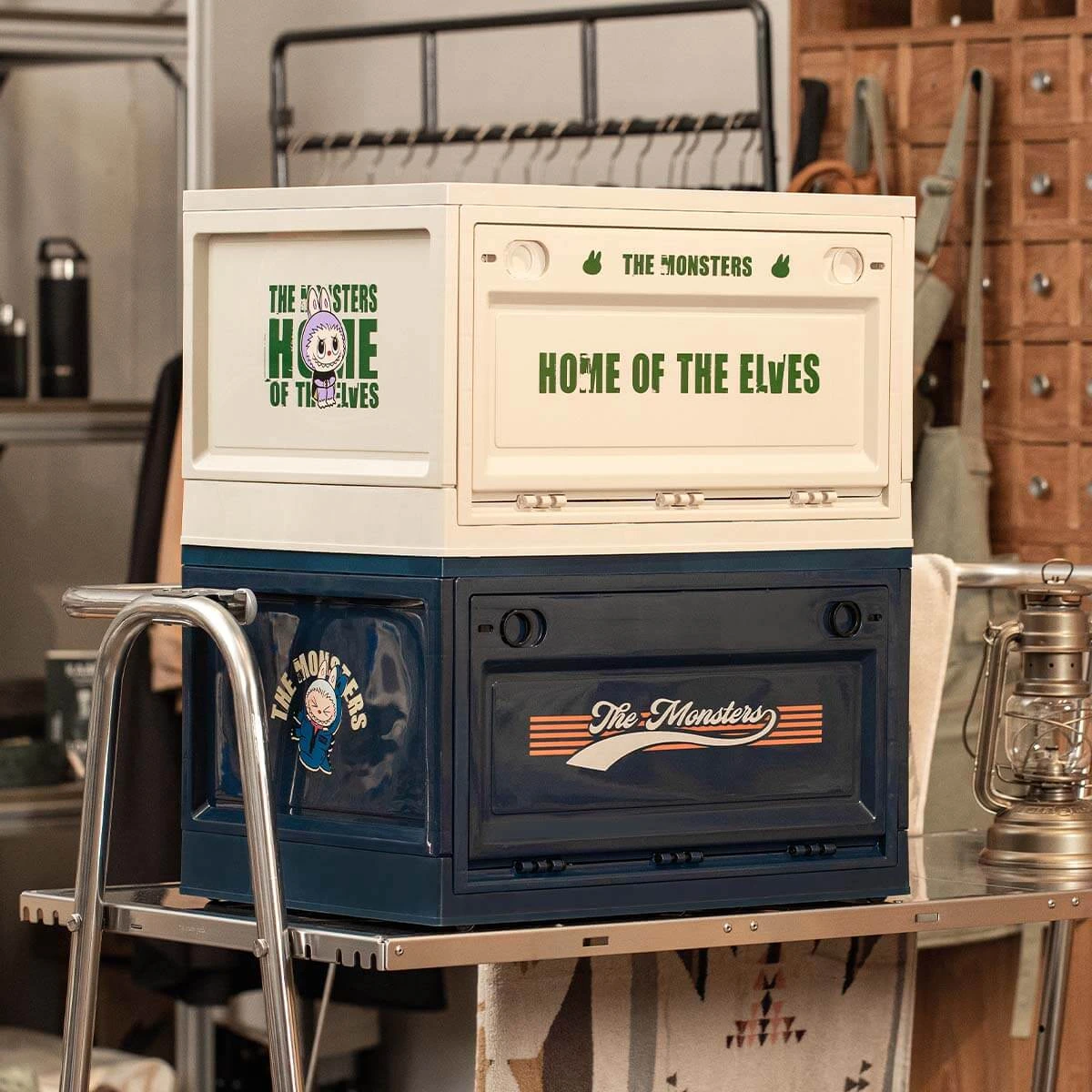 THE MONSTERS Home Of The Elves Series-Storage Box(White&Green&Blue) 7 THE MONSTERS Home Of The Elves Series-Storage Box(White&Green&Blue) - Image 7