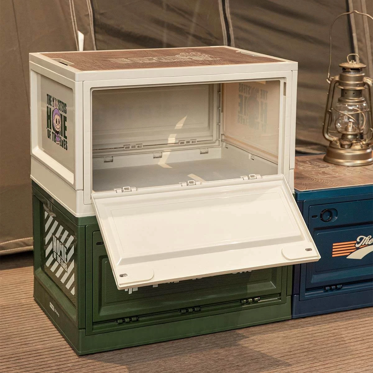 THE MONSTERS Home Of The Elves Series-Storage Box(White&Green&Blue) 8 THE MONSTERS Home Of The Elves Series-Storage Box(White&Green&Blue) - Image 8