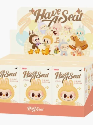 Pop Mart Toy Store -Pop Mart Toy Store PopMartLabubuTheMonstersHaveaSeatVinylPlushSealedCase 6BlindBoxes 1piece