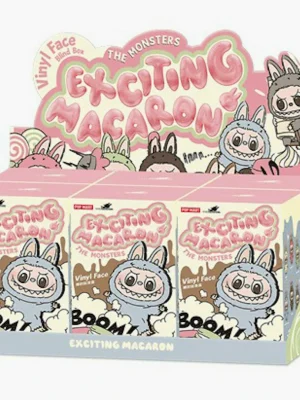 Pop Mart Toy Store -Pop Mart Toy Store PopMartLabubuTheMonstersTastyMacaronsVinylFaceSealedCase 6BlindBoxes 1piece